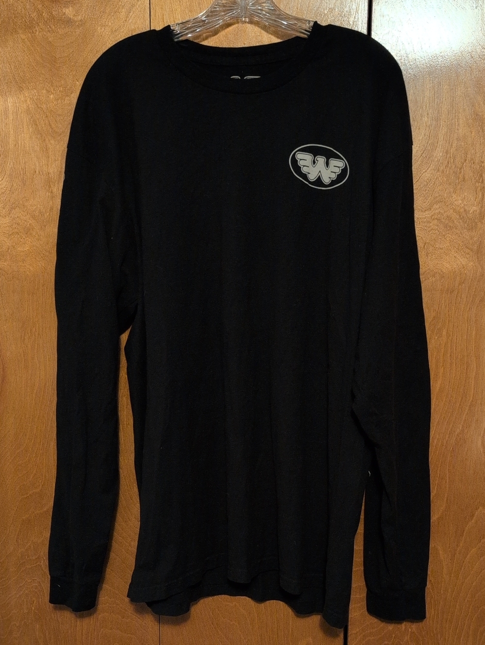 Waylon Jennings Thrash Metal Logo Longsleeve XL